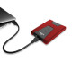 Внешний накопитель ADATA DashDrive Durable HD650 2TB красный