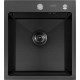 Кухонная мойка ARFEKA ECO AR 450*500 BLACK PVD NANO DECOR MILLET GRAINS