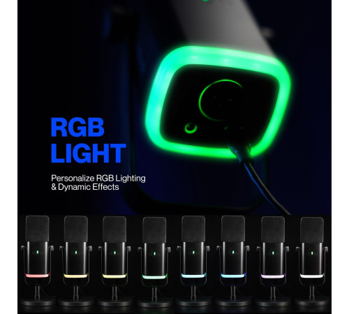 Проводной микрофон FIFINE AM8 черный