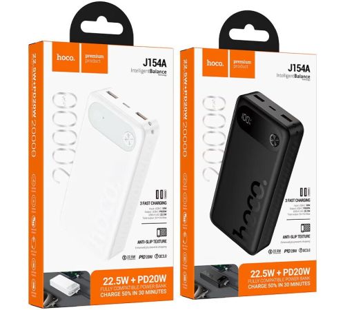 Внешний аккумулятор Hoco J154A 20000mAh черный