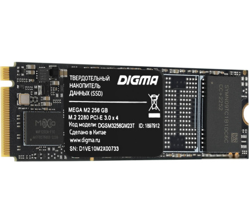 SSD Digma Mega M2 256GB DGSM3256GM23T
