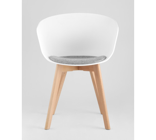 Стул с подлокотниками Stool Group Libra Soft белый