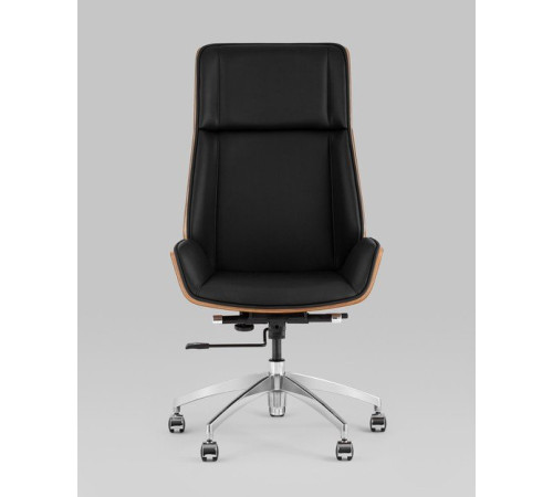 Офисное кресло TopChairs Crown SN A312 8383-29 Walnut Back черный