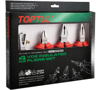 Набор пассатижей Toptul GAAE0406 4 предмета