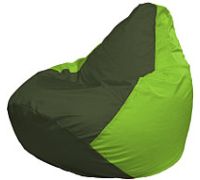 Кресло-мешок Flagman Груша Мега XXXL Г3.1-55 темно-оливковый/салатовый