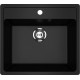 Кухонная мойка Ulgran U-104 ультра-черный