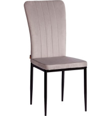 Стул TetChair Verter металл/флок 41x52x95 светло-серый HLR14/черный