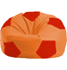 Кресло-мешок Flagman Мяч Стандарт М1.1-217 оранжевый/красный