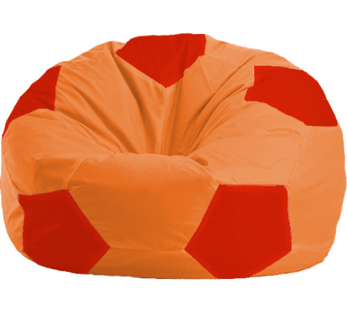 Кресло-мешок Flagman Мяч Стандарт М1.1-217 оранжевый/красный