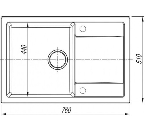 Кухонная мойка ARFEKA ZIA 76 Warm Beige