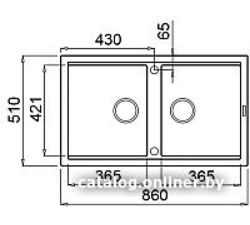 Кухонная мойка Elleci Best 450 Undermount Antracite G59 LGB45059BSO