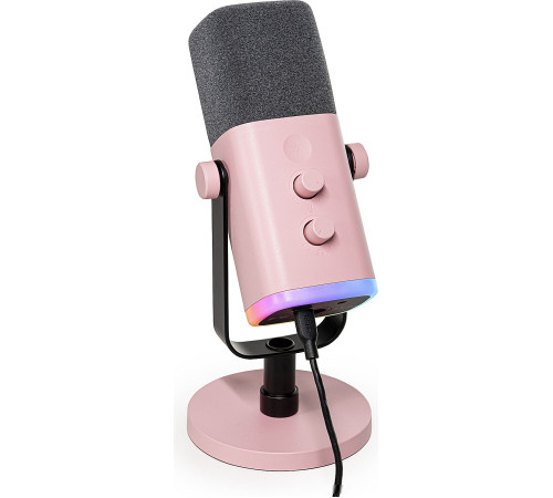 Проводной микрофон FIFINE AM8 розовый