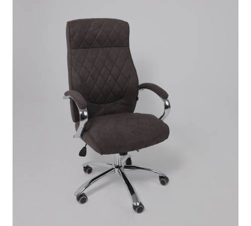 Офисное кресло AksHome Star ткань/темно-коричневый