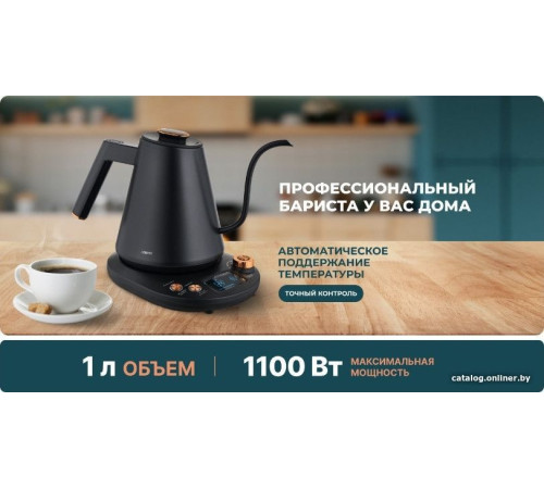Электрический чайник CENTEK CT-1005 черный