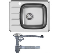 Кухонная мойка Ukinox Гранд GRM600.480-GT6K 1R с сифоном S701