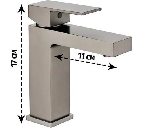 Смеситель Grocenberg GB2008 графит