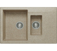 Кухонная мойка Polygran Brig-770 песочный 302
