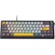 Клавиатура Ajazz AK650 Wired серый/белый/желтый, Ajazz Bright Moon