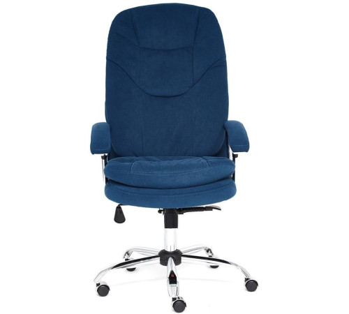 Кресло TetChair Softy LUX флок, синий