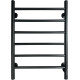 Полотенцесушитель Ростела Виктория 50x70/6 с диммером, черный правый