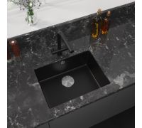 Кухонная мойка ZorG Fast 54 Premium black metallic