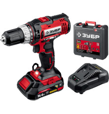 Дрель-шуруповерт Зубр Мастер ДШЛ-145-21 с 1-м АКБ, кейс