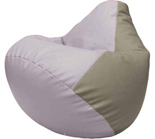 Кресло-мешок Flagman Груша Макси Г2.3-2502 сиреневый/светло-серый
