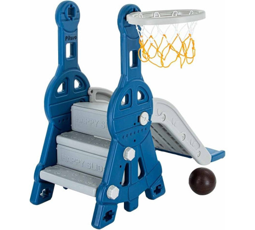 Горка Pituso Космо L-MZ02-blue синий/серый