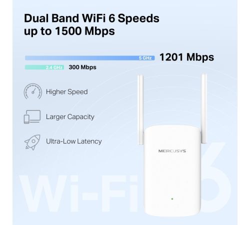 Усилитель Wi-Fi Mercusys ME60X