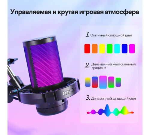 Проводной микрофон Maono DGM20S черный