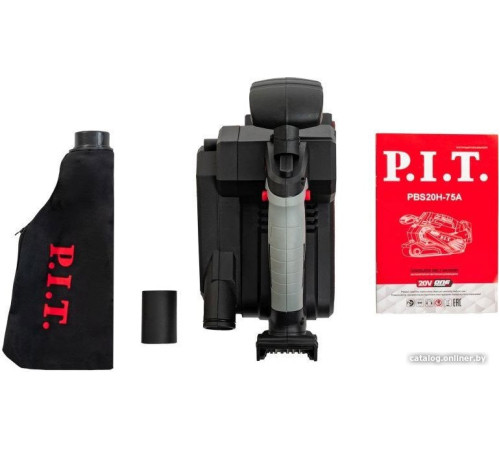 Ленточная шлифмашина P.I.T. PBS20H-75A без АКБ