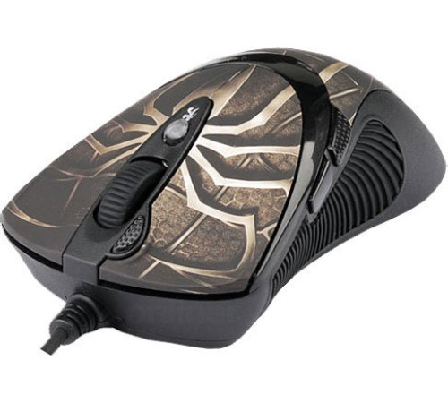 Игровая мышь A4Tech XL-747H черный/коричневый