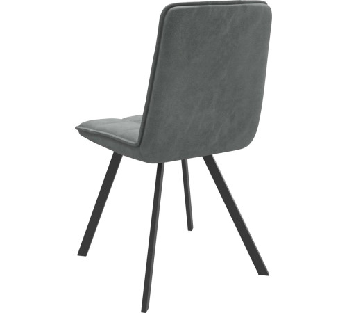 Стул Мамадома Rom D-R 360 k10 Антрацит замша Lux/черный