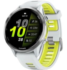 Умные часы Garmin Forerunner 970 47 мм белый/зеленый