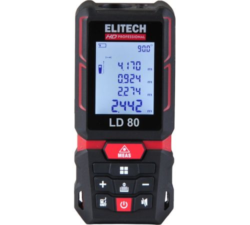 Лазерный дальномер ELITECH LD 80