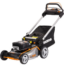 Газонокосилка Worx WG761E с 4-мя АКБ
