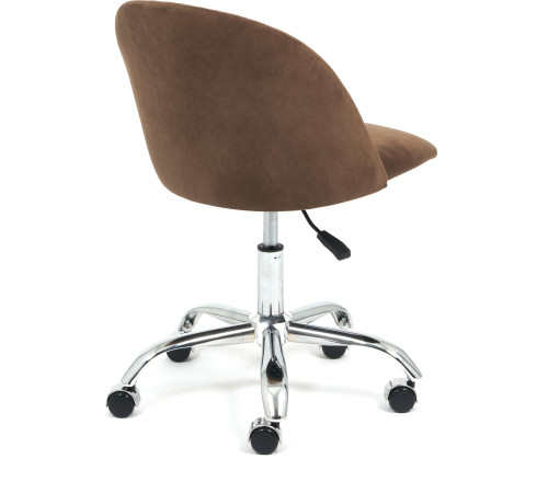 Кресло TetChair Melody флок, коричневый