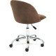 Кресло TetChair Melody флок, коричневый