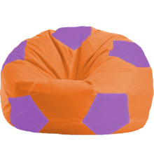 Кресло-мешок Flagman Мяч Стандарт М1.1-206 оранжевый/сиреневый