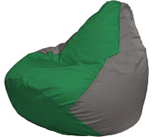 Кресло-мешок Flagman Груша Мега XXXL Г3.1-239 зеленый/серый