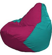 Кресло-мешок Flagman Груша Мини Г0.1-383 фуксия/бирюзовый