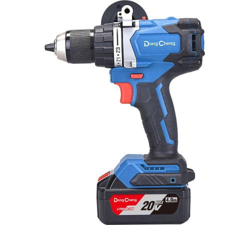 Дрель-шуруповерт DongCheng DCJZ06-13 Type FK с 2-мя АКБ, кейс