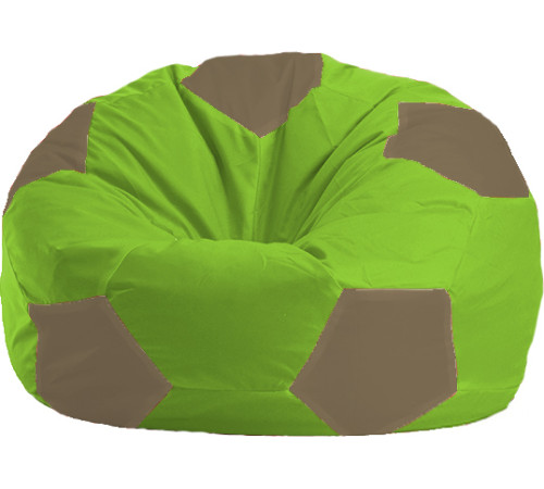 Кресло-мешок Flagman Мяч Стандарт М1.1-186 салатовый/темно-бежевый