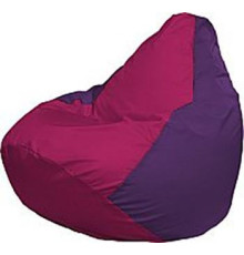 Кресло-мешок Flagman Груша Мини Г0.1-380 фуксия/фиолетовый