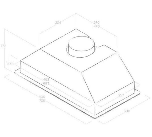 Кухонная вытяжка Elica Era C IX/A/72
