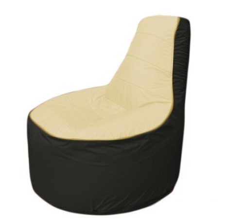 Кресло-мешок Flagman Трон Т1.1-2024 бежевый/черный