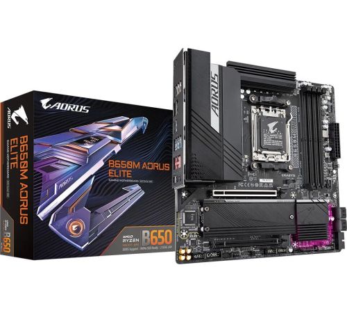 Материнская плата Gigabyte B650M Aorus Elite rev. 1.2