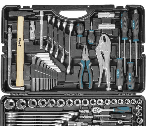 Универсальный набор инструментов Bort BTK-142 142 предмета