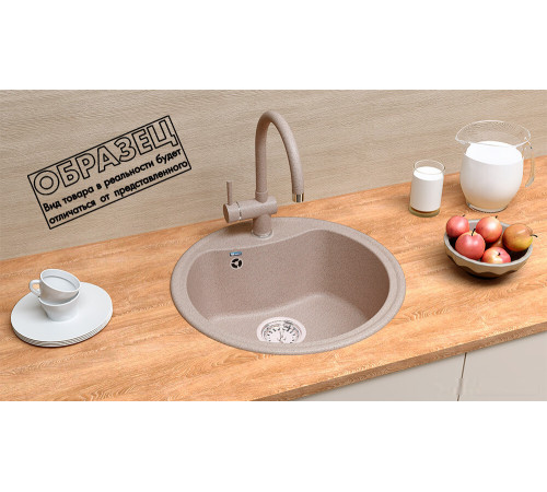 Кухонная мойка Ulgran U-601 344 ультра-черный