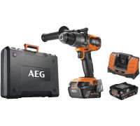 Ударная дрель-шуруповерт AEG Powertools BSB 18C3BL-X02C 4935478937 с 2-мя АКБ 2 Ач + 4 Ач, кейс